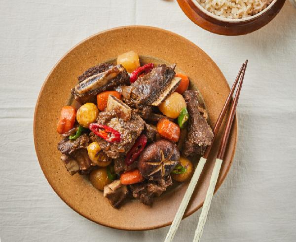 영지버섯 찜갈비